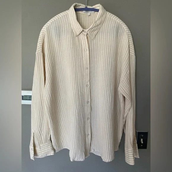 FAVORITE DAUGHTER Matching Set Ex Boyfriend Shirt & The Beach Walk Pant Size L - Picture 13 of 16